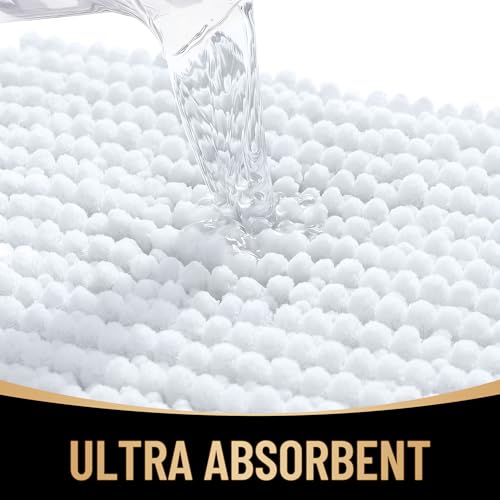 OLANLY Thick Toilet Rugs U-Shaped view 3