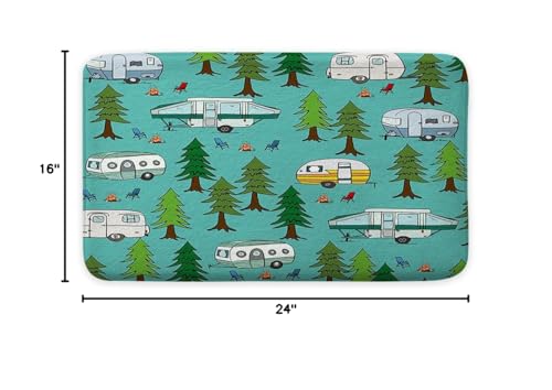 Happy Camper Bath Mat for view 3