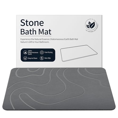ZIKIBL Stone Bath Mat Diatomaceous