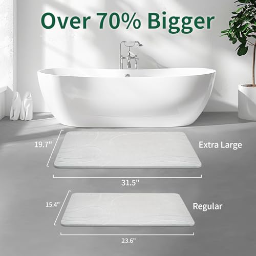 XMarrat Large Stone Bath Mat view 2