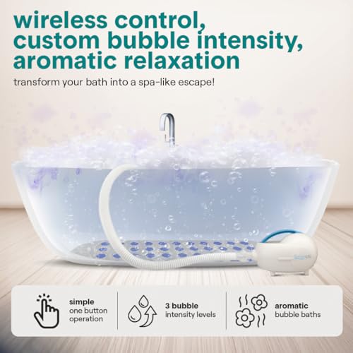 SereneLife Bubble Bath Mat Bathtub view 3