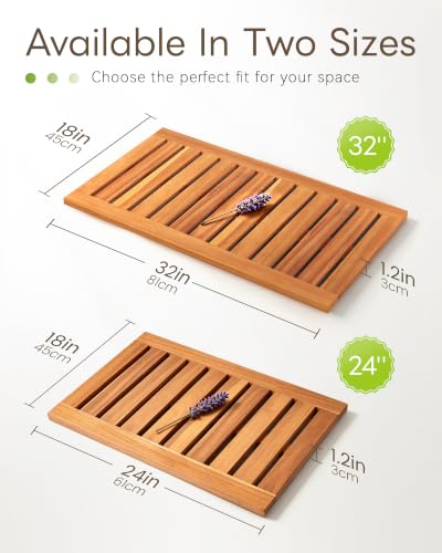 Teak Shower Mat 24 x view 5