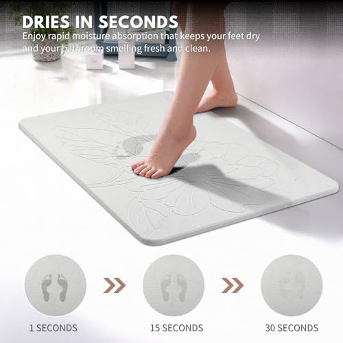 XMarrat Stone Bath Mat Large view 2