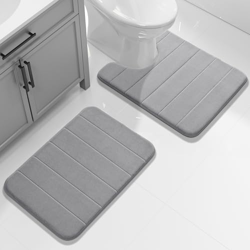 Yimobra Memory Foam Toilet Bath Mat view 3