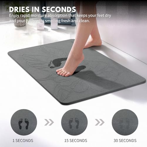 XMarrat Stone Bath Mat Large view 2