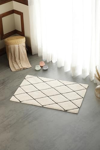 Organic Cotton Diamonds Bathroom Rug view 5