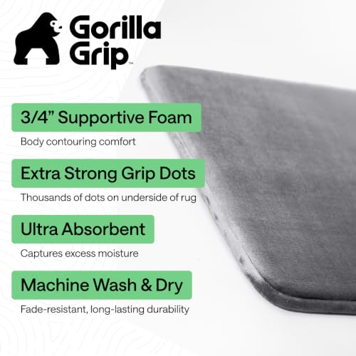 GORILLA GRIP® Memory Foam Bath view 2