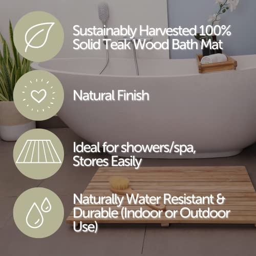 Nordic Style Premium Teak Shower view 4