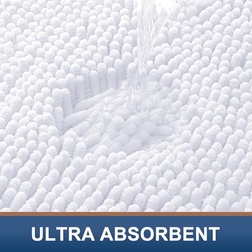 Smiry Luxury Chenille Bathroom Rugs view 4