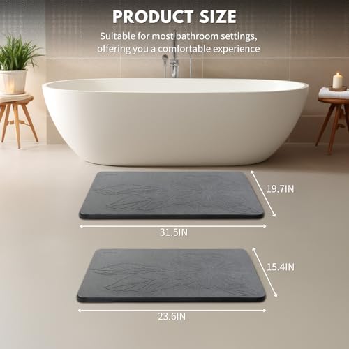 XMarrat Stone Bath Mat Large view 3