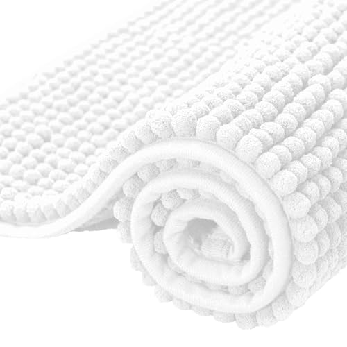 SUBRTEX Bathroom Rugs Chenille Bath