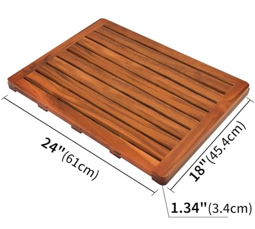 Utoplike (24"x18") Teak Wood Bath view 3