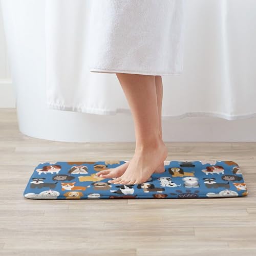 Vlolentlla Puppy Memory Foam Bath Mat view 2