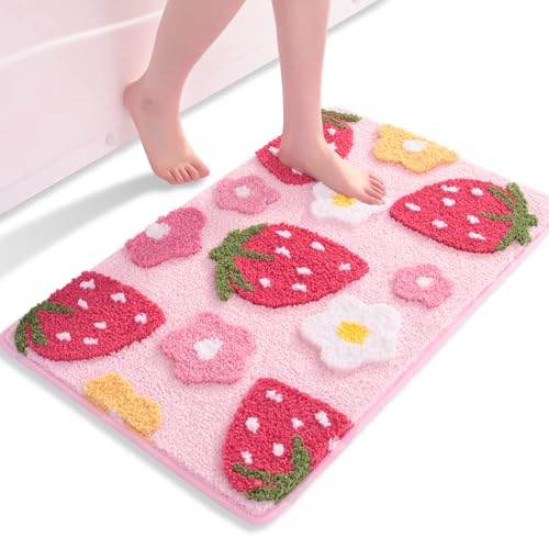 Anybar Pink Bathroom Rugs Cute