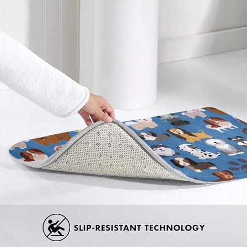 Vlolentlla Puppy Memory Foam Bath Mat view 4