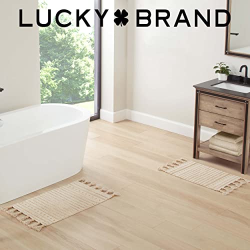 Lucky Brand Cotton Fringe Bath Rug 2-Piece Set view 5