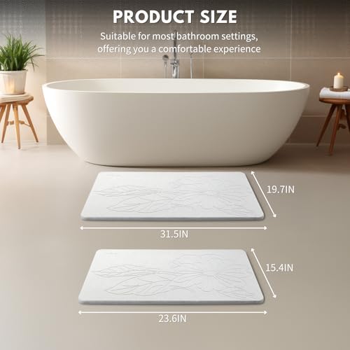 XMarrat Stone Bath Mat Large view 3