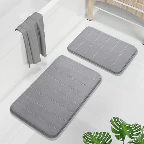 Yimobra Memory Foam Bathroom Rugs 2-Piece