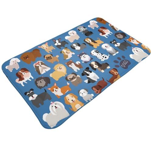 Vlolentlla Puppy Memory Foam Bath Mat