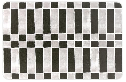 FloorPops Checker Black Quick Dry