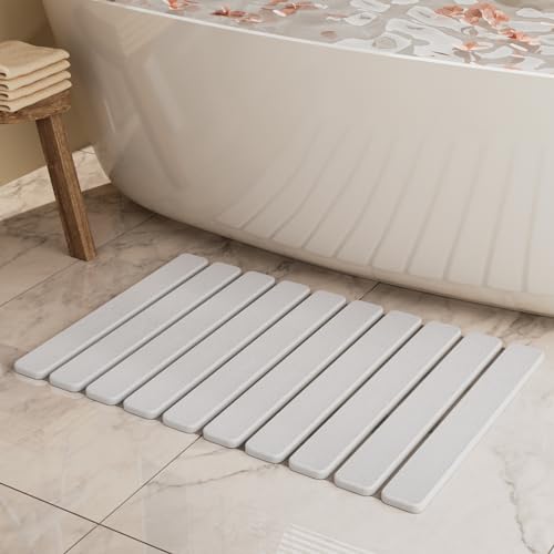 Foldable Stone Bath Mat Diatomaceous