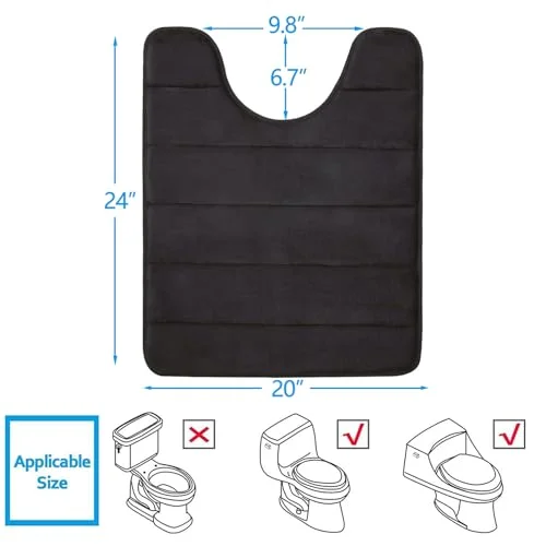 Buganda Memory Foam U-Shaped C view 3