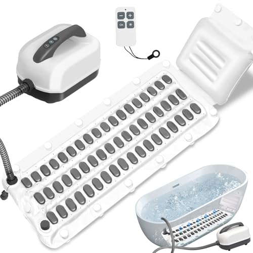 Iridesc Bubble Bath Mat Tub