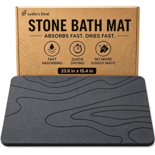 Stone Bath Mat Diatomaceous Earth