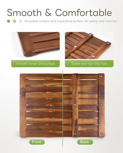 Teak Shower Mat 24 x view 5
