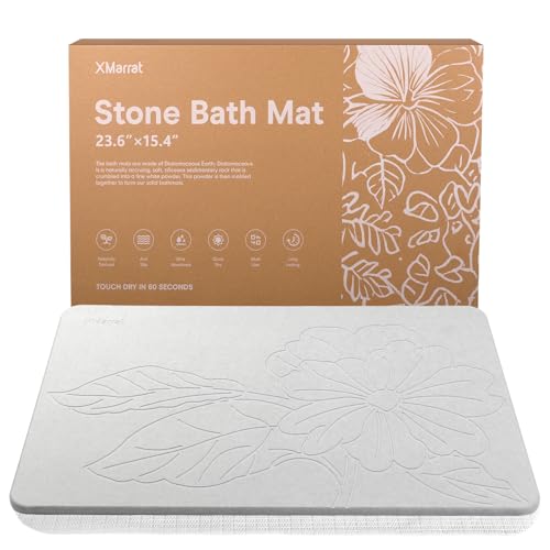 XMarrat Stone Bath Mat Large