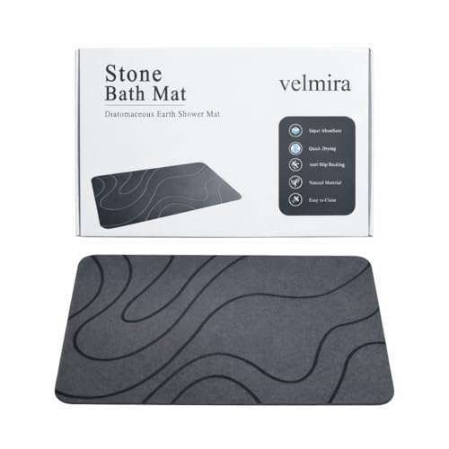velmira Stone Bath Mat Quick