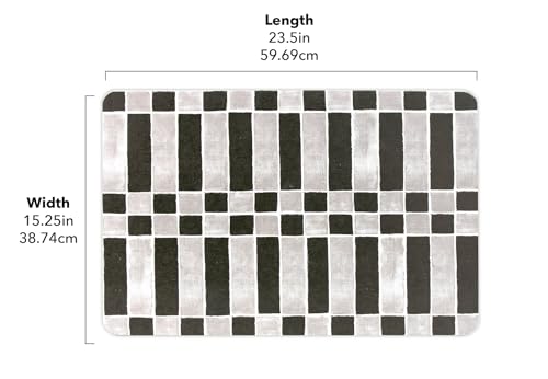 FloorPops Checker Black Quick Dry view 3