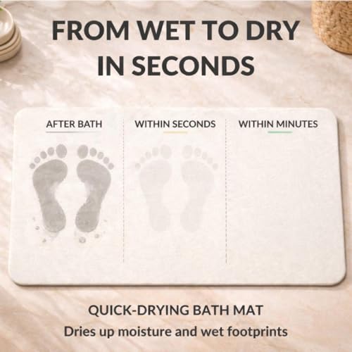 Pebble Nest Stone Bath Mat view 5