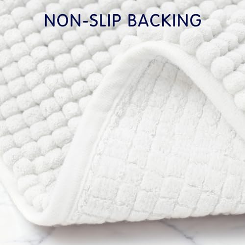 SUBRTEX Bathroom Rugs Chenille Bath view 5