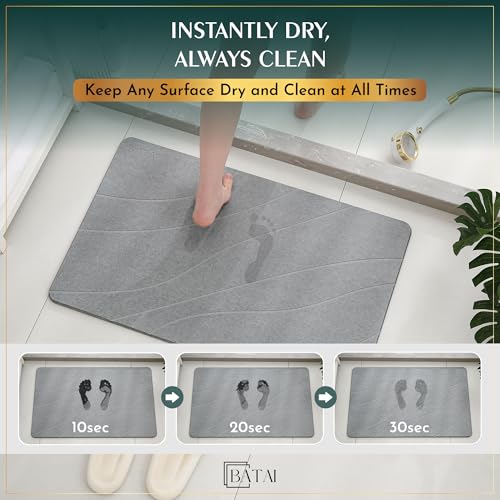 Extra Large Stone Bath Mat view 3