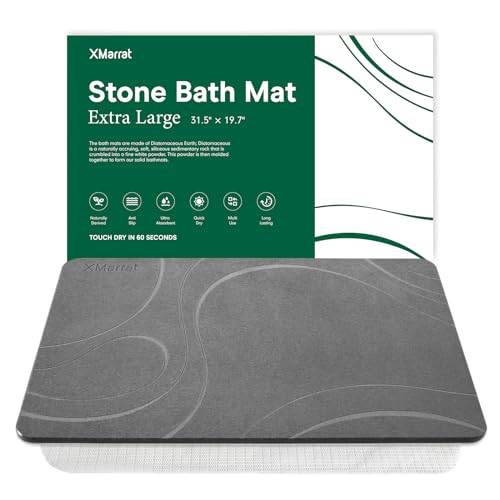 XMarrat Large Stone Bath Mat