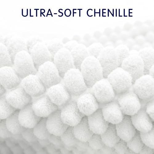 SUBRTEX Bathroom Rugs Chenille Bath view 4