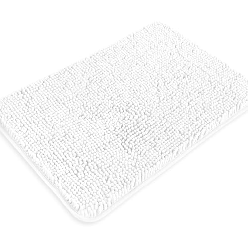 Yeaban White Bathroom Rugs –