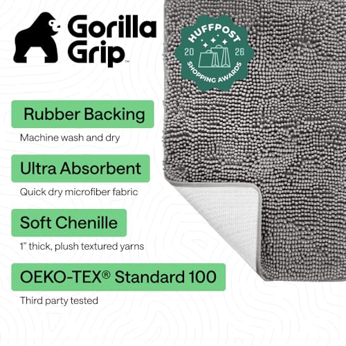 GORILLA GRIP Bath Rug Mat view 2