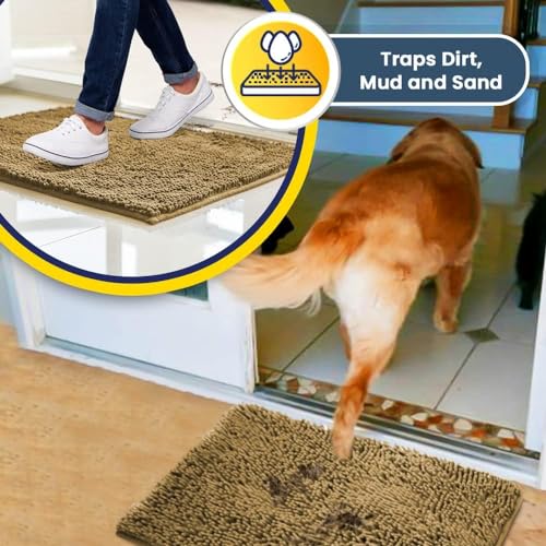 Muddy Mat® 4-Piece Beige Medium view 4