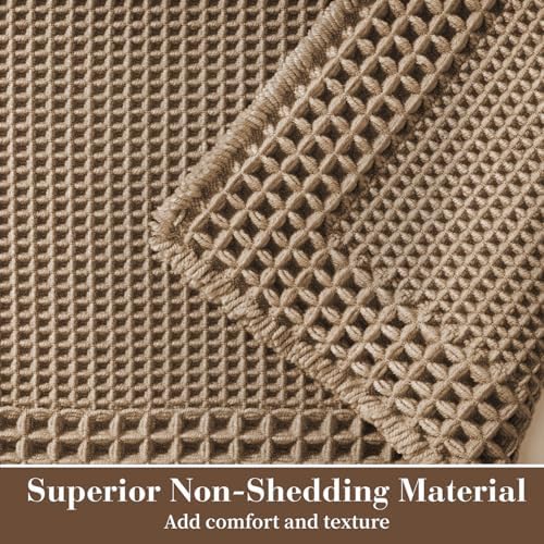 RESARE Waffle Bath Mat Super view 3