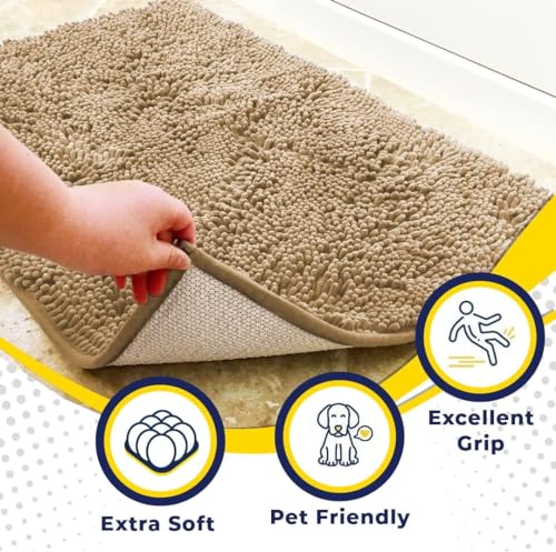 Muddy Mat® 4-Piece Beige Medium view 3