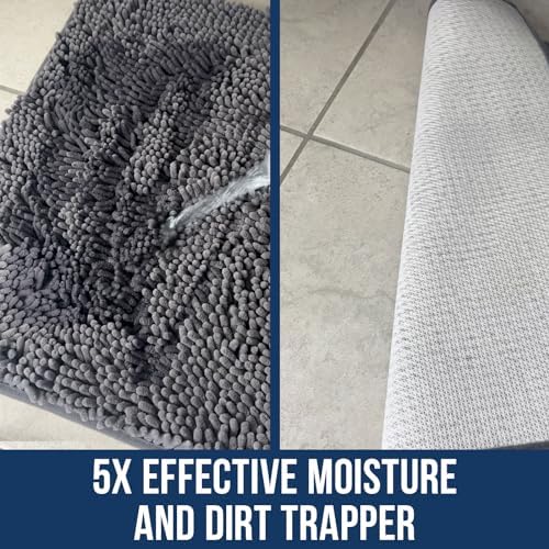 Muddy Mat Chenille Bathroom Rugs view 3