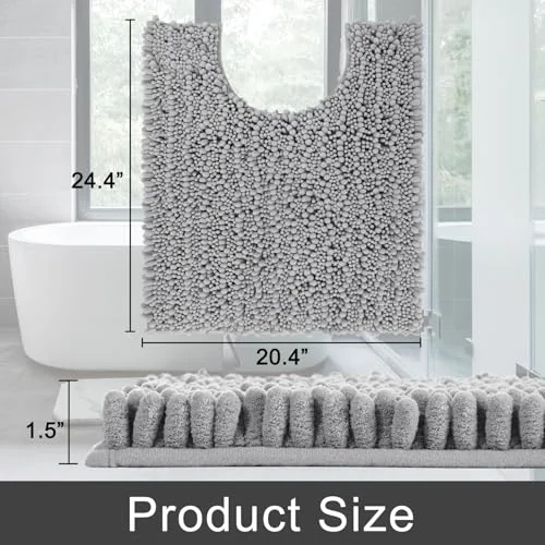 Yimobra Toilet Rug U Shaped view 3