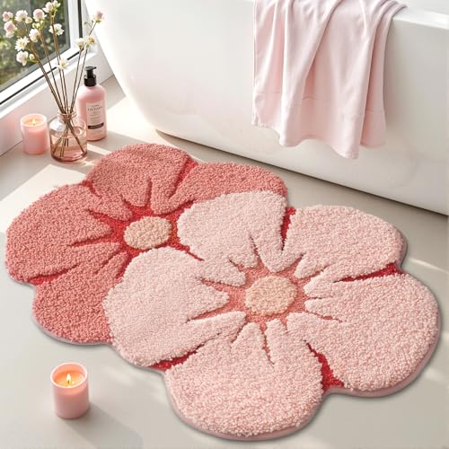 LUMI Flower Bath Rug Funny