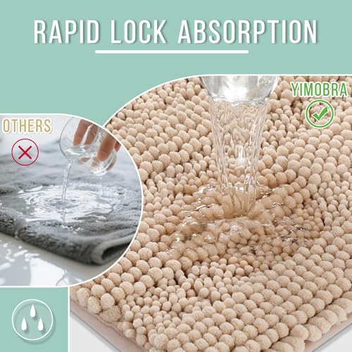 Yimobra Chenille Bathroom Runner Rug view 5