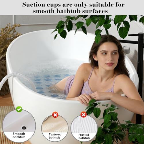 Giztud Bubble Bath Mat with view 4