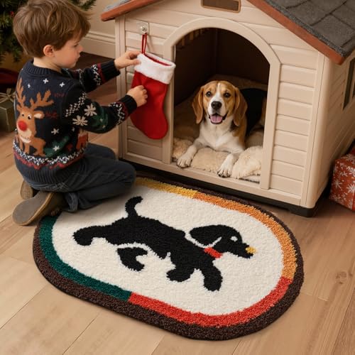 LUMI Oval Dog Bath Mat view 5