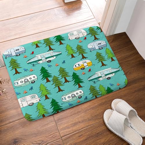 Happy Camper Bath Mat for view 2