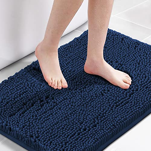H.VERSAILTEX Navy Blue Bath Rug